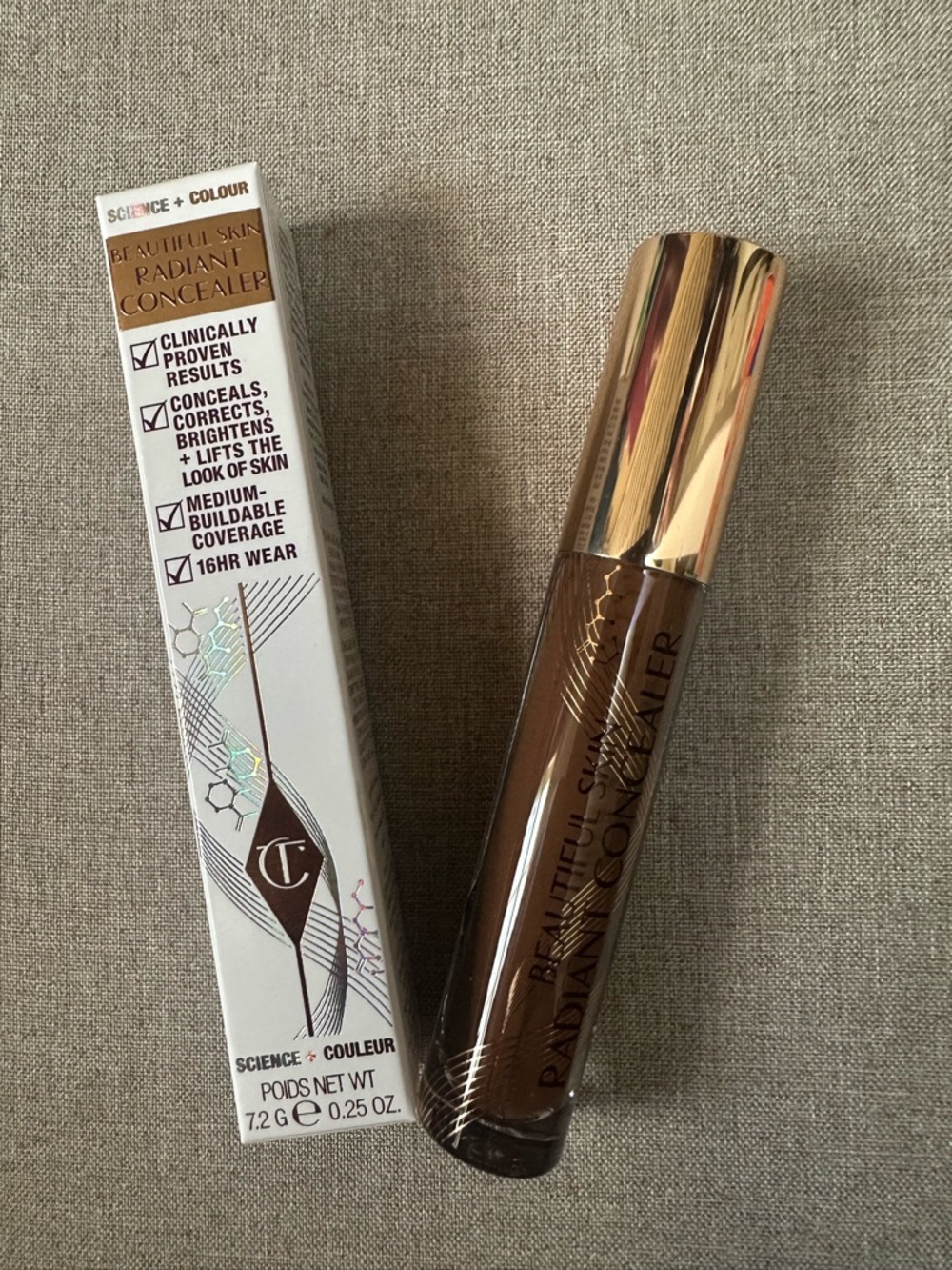 Charlotte Tilbury Beautiful Skin Radiant Concealer 17.5 Deep 0.25 oz